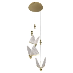 Lampa sufitowa, wisząca MARISSA 1 RING złota