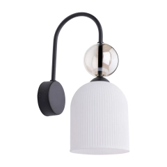 Kinkiet, lampa ścienna SOPHIA COGNAC biały