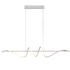 Lampa sufitowa wisząca LED BASTELO biała