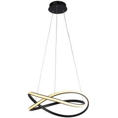 Lampa sufitowa wisząca LED RUMIO czarna