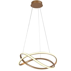 Lampa sufitowa wisząca LED RUMIO złota