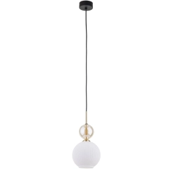Lampa sufitowa, wisząca SOPHIA COGNAC biała
