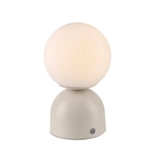 Lampa stołowa RUDI beżowa