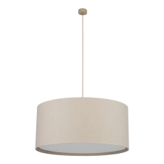 Lampa sufitowa, wisząca LARGO Sabia 3xE27 beżowa