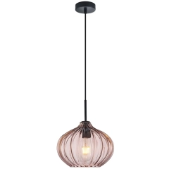 Lampa sufitowa wisząca PANSOL brązowa