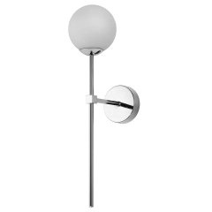 Kinkiet lampa ścienna do łazienki salonu PIRULETA chrom IP44