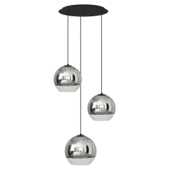 Lampa sufitowa, wisząca GLOBE PLUS III chrom