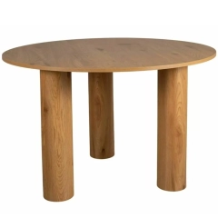Stół okrągły MONTANA 120 cm dąb