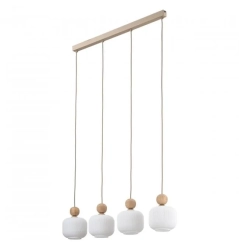 Lampa sufitowa, wisząca BALLO 4 beżowa