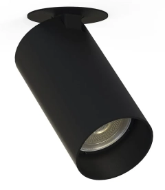 Lampa podtynkowa MONO SURFACE I czarna