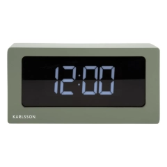 Zegar stołowy FLIP BOXED LED zielony