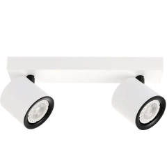Lampa sufitowa, listwa KARLOTA 2 biała
