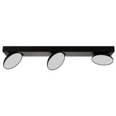 Lampa sufitowa, listwa CASTELIO 3 czarna
