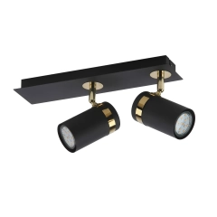 Lampa sufitowa, listwa VERANO 2 czarna