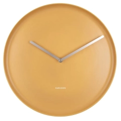 Zegar ścienny PLATE żółty