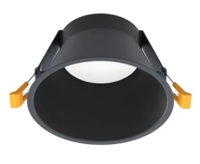 Lampa podtynkowa UNO L czarna