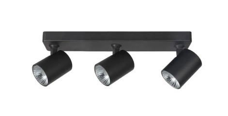Lampa sufitowa listwa EXO 3 czarna