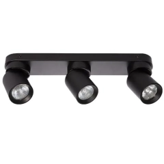 Lampa sufitowa, listwa TIMO 3 czarna