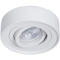 Lampa sufitowa, podtynkowa NUSA biała