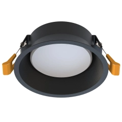 Lampa sufitowa podtynkowa UNO M czarna