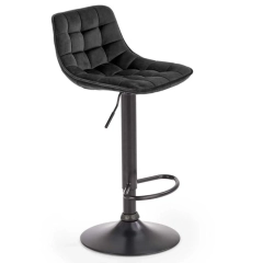 Hoker, krzesło barowe H95 velvet czarny