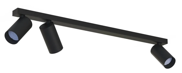 Lampa sufitowa listwa MONO III czarna