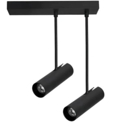 Lampa sufitowa LENS 2 czarna