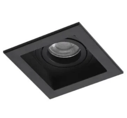 Lampa sufitowa podtynkowa MINORKA czarna
