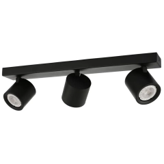 Lampa sufitowa, listwa KARLOTA 3 czarna