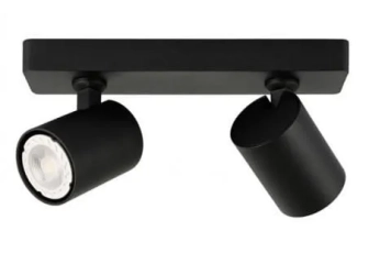 Lampa sufitowa LUMSI 2 czarna