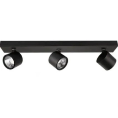 Lampa sufitowa, listwa BONIVA 3 czarna