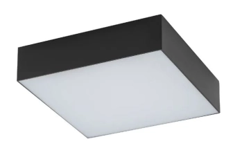 Lampa sufitowa, plafon LID SQUARE LED 25W czarny