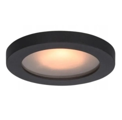 Lampa podtynkowa wpust ANTAR okrągły IP44 czarny