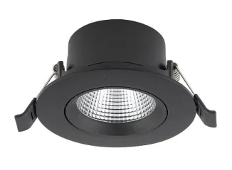 Lampa podtynkowa EGINA LED 10W 3000K czarna