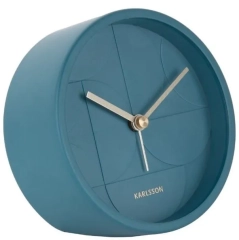 Budzik ECHELON CIRCULAR niebieski