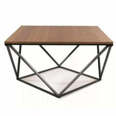 Stolik kawowy ława SILVER A 80 cm orzech, czarny mat