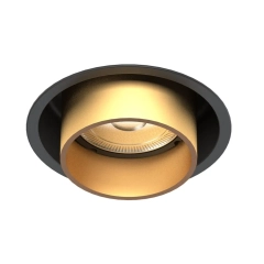 Lampa podtynkowa MONO SLIDE czarno-złoty