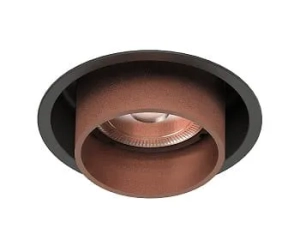 Lampa podtynkowa MONO SLIDE czarno-miedziany