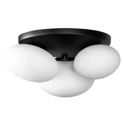 Lampa sufitowa plafon OMI 3 czarna