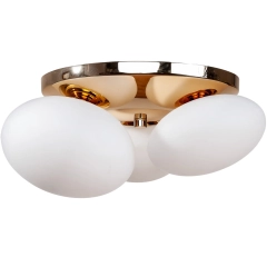 Lampa sufitowa plafon OMI 3 złota
