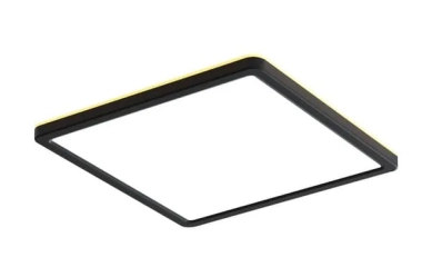 Lampa sufitowa, plafon ALERIA 23 cm czarny