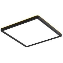 Lampa sufitowa, plafon ALERIA 30 cm czarny