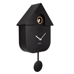 Zegar ścienny z kukułką MODERN CUCKOO czarny