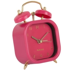 Budzik Metallic Glam różowy