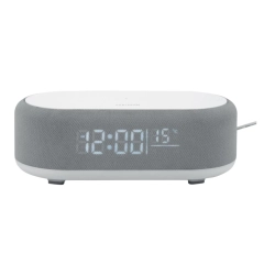 Budzik LED VOGUE szary