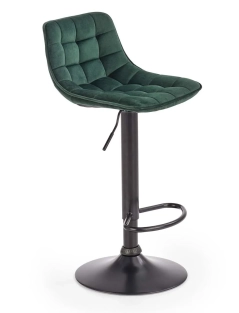 Hoker, krzesło barowe H95 velvet zielony