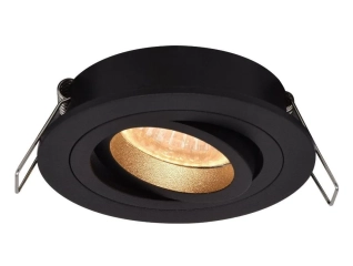 Lampa sufitowa, podtynkowa CHUCK czarna