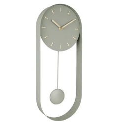 Zegar ścienny PENDULUM CHARM ciemny zielony