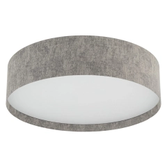 Lampa sufitowa, plafon LAGO L szary
