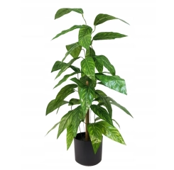 FIKUS sztuczny kwiat 60 cm w donicy atracyt